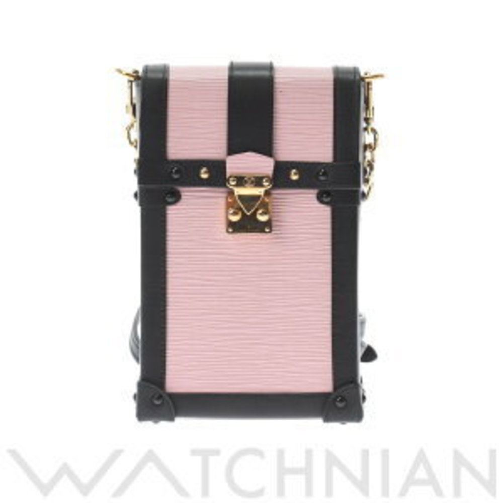 Louis Vuitton Trunk Ballerine Pochette Pink Epi Bag Rose Vertical - Picture 2 of 9